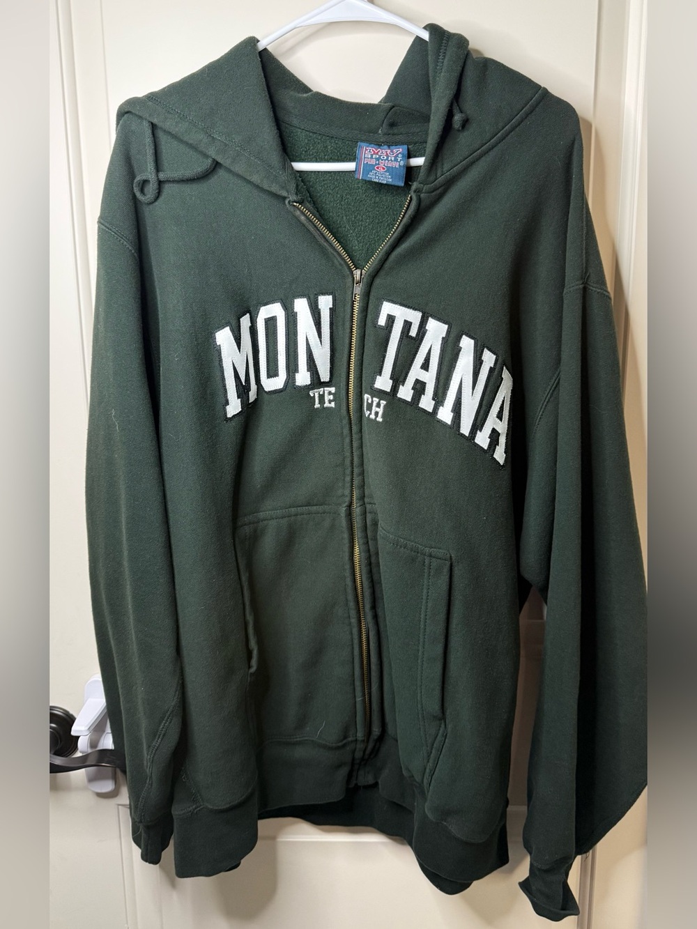 MV Sport Dark Green Montana Tech Full-Zip Hoodie XL